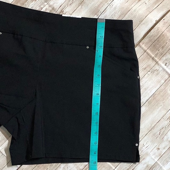 INC International Concept Black Pull-On Shorts 14 - Picture 3 of 9